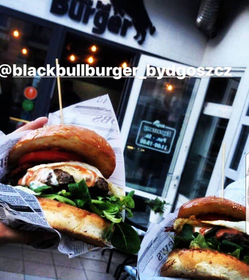 Black bull burger