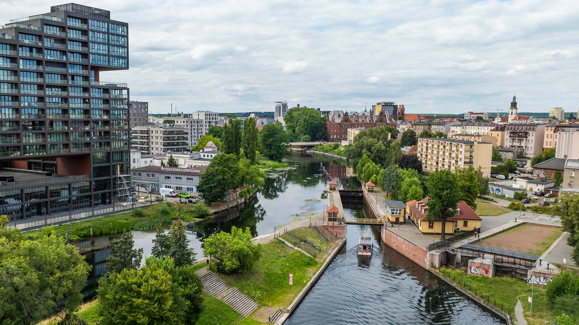 Rzeka Brda | Bydgoszcz | atrakcje fot. M. Zaborowski